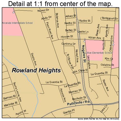 rowland heights zoning map